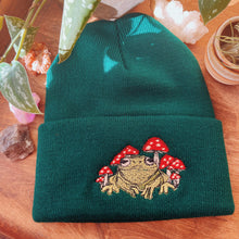 Load image into Gallery viewer, Mushroom Frog Beanie
