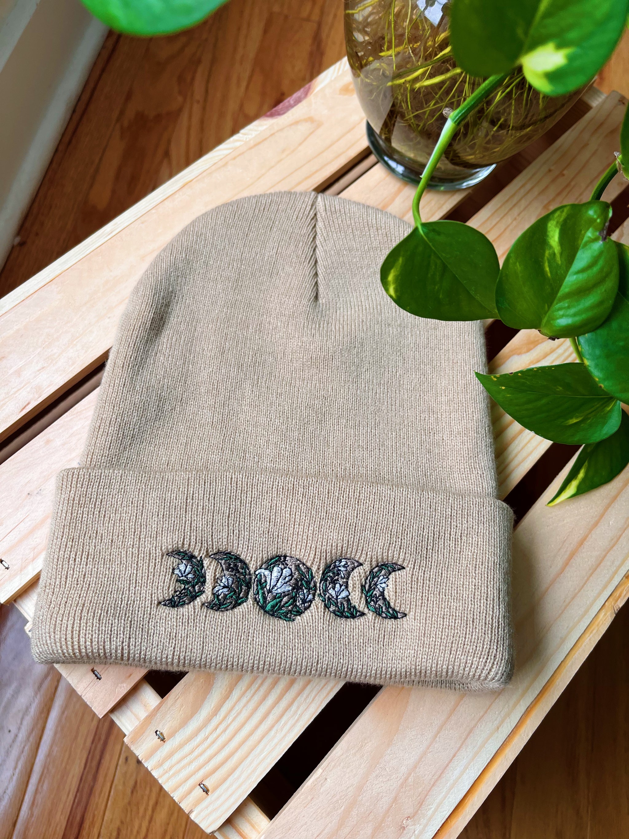 rosary moon◾︎ Bucktail Knit Beanie◾︎MOCHA Mocha beanie – ARTCZN